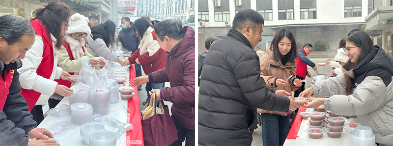 寒日粥香起 同心向未来——西大门公司党支部腊八送暖赋能前行